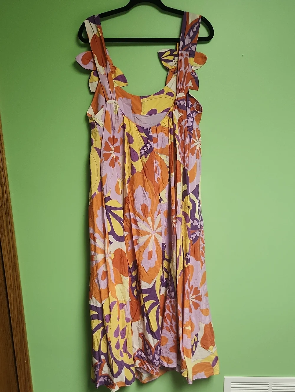 Farm Rio Lee Floral Sleeveless Dress - Picture 4 of 8